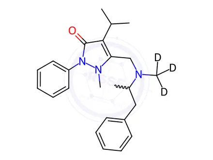 Chemical structure of Famprofazone-d3