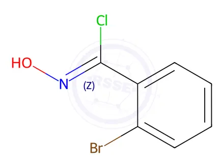 Chemical structure of (Z)-2-Bromo-N-hydroxybenzene-1-carbonimidoyl chloride
