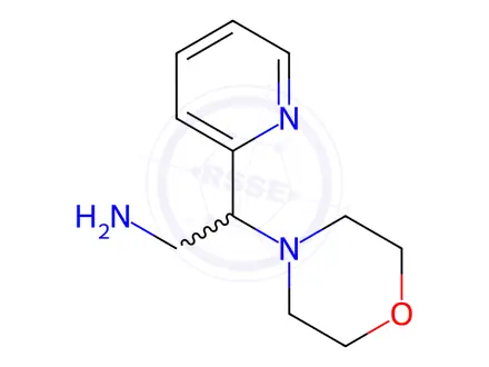 Chemical structure of 2-Morpholin-4-yl-2-pyridin-2-ylethanamine