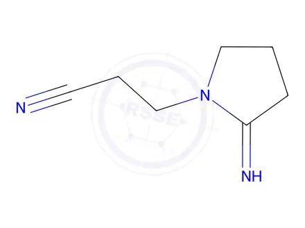 Chemical structure of 3-(2-Iminopyrrolidin-1-yl)propanenitrile