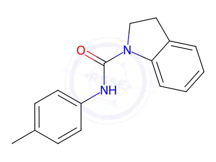 Chemical structure of N-(p-tolyl)indoline-1-carboxamide