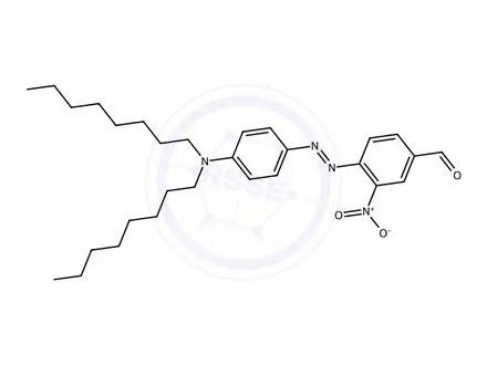 Chemical structure of 4-((4-(Dioctylamino)phenyl)diazenyl)-3-nitrobenzaldehyde