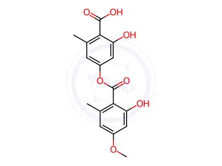 Chemical structure of Evernic Acid