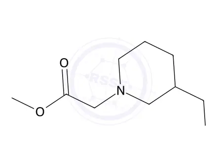 Chemical structure of Methyl 2-(3-(aminomethyl)piperidin-1-yl)acetate
