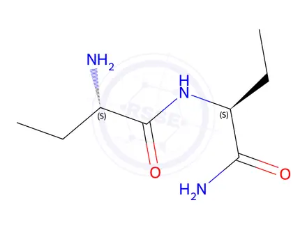 Chemical structure of (S)-2-amino-N-((S)-1-amino-1-oxobutan-2-yl)butanamide