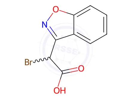 Chemical structure of 2-(Benzo[d]isoxazol-3-yl)-2-bromoacetic acid