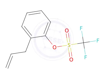 Chemical structure of 1,1,1-Trifluoromethanesulfonic Acid 2-(2-Propen-1-yl)phenyl Ester
