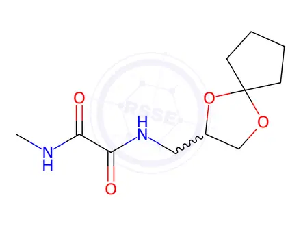 Chemical structure of N1-((1,4-Dioxaspiro[4.4]nonan-2-yl)methyl)-N2-methyloxalamide
