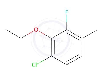 Chemical structure of Benzene, 1-chloro-2-ethoxy-3-fluoro-4-methyl-