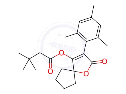 Chemical structure of Spiromesifen