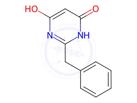 Chemical structure of 2-BENZYLPYRIMIDINE-4,6-DIOL