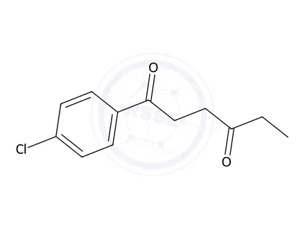 Chemical structure of 1-(4-Chlorophenyl)hexane-1,4-dione