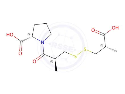 Chemical structure of Captopril EP Impurity M