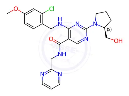 Chemical structure of Avanafil Impurity 176