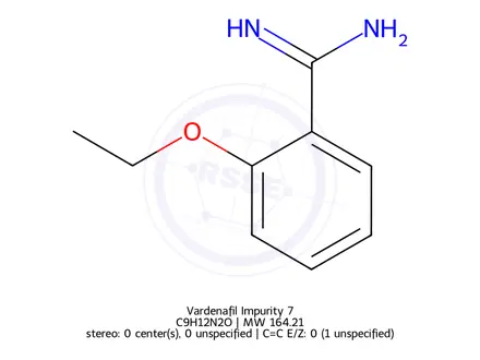 Chemical structure of Vardenafil Impurity 67