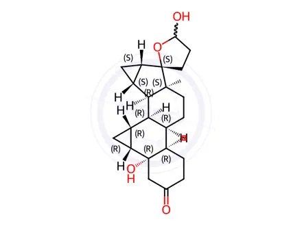Chemical structure of Drospirenone Impurity 50