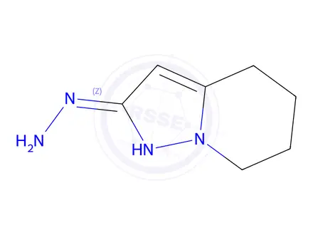 Chemical structure of 2-Hydrazono-1,2,4,5,6,7-hexahydropyrazolo[1,5-a]pyridine