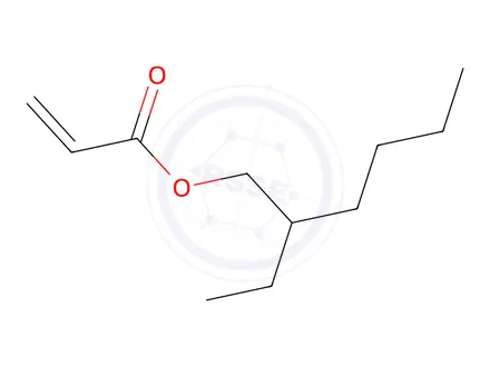 Chemical structure of Acrylic acid-2-ethylhexyl ester