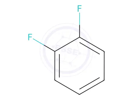 Chemical structure of 1,2-Difluorobenzene