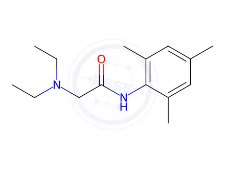 Chemical structure of Trimecaine