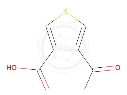 Chemical structure of 4-carbamoylthiophene-3-carboxylic acid