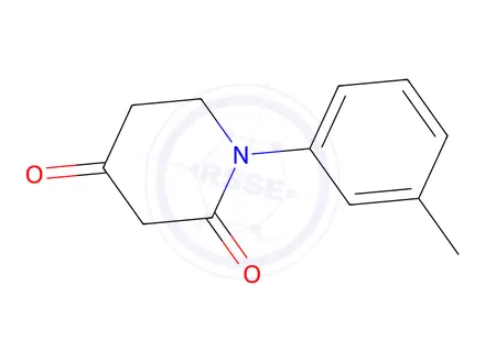 Chemical structure of 1-(m-Tolyl)piperidine-2,4-dione