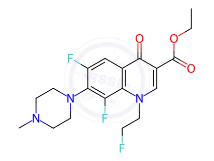 Chemical structure of Fleroxacin Impurity 4