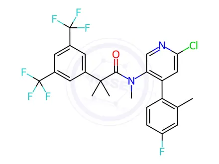 Chemical structure of Elinzanetant Chloro Impurity