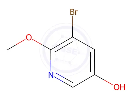 Chemical structure of 5-Bromo-6-methoxypyridin-3-ol