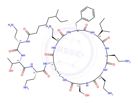 Chemical structure of Polymyxin Impurity 29