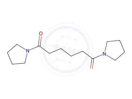 Chemical structure of 1,6-Di(pyrrolidin-1-yl)hexane-1,6-dione