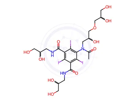 Chemical structure of Iohexol Impurity B