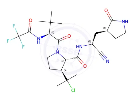 Chemical structure of Nirmatrelvir Impurity 3