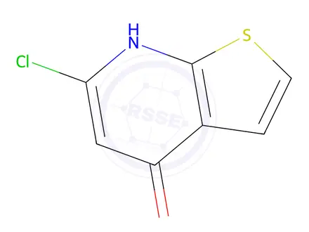 Chemical structure of 6-chlorothieno[2,3-b]pyridin-4-ol