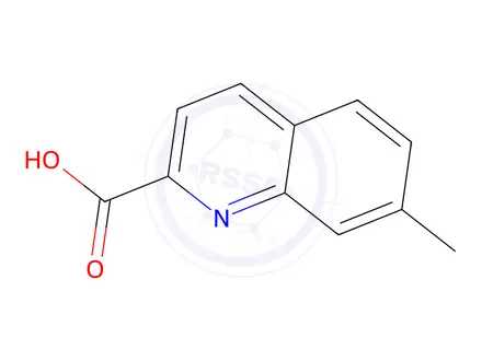 Chemical structure of 7-Methylquinoline-2-carboxylic acid