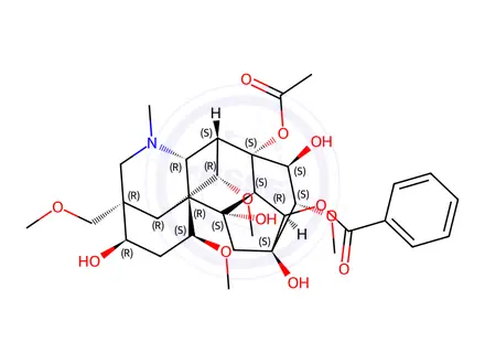 Chemical structure of Beiwutine