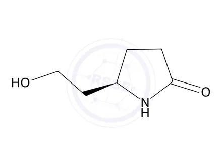 Chemical structure of (R)-5-(2-Hydroxyethyl)pyrrolidin-2-one