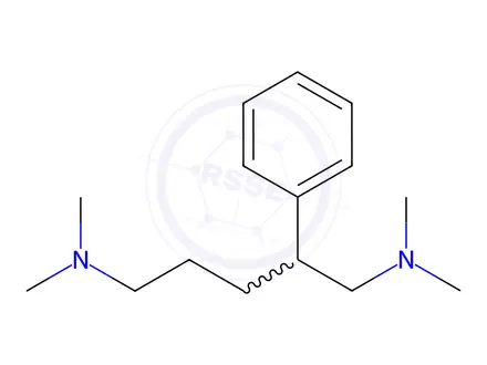Chemical structure of N,N,N',N'-Tetramethyl-2-phenyl-1,5-pentanediamine