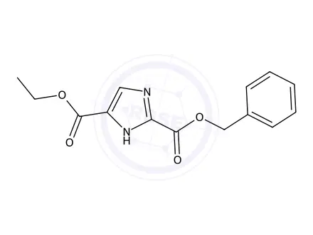 Chemical structure of 2-Benzyl 5-ethyl 1H-imidazole-2,5-dicarboxylate