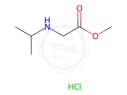 Chemical structure of Methyl 2-(isopropylamino)acetate Hydrochloride