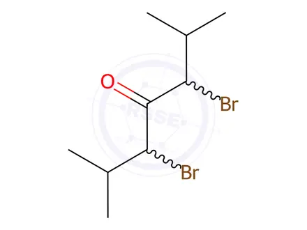 Chemical structure of 2,6-Dimethyl-3,5-dibromo-4-heptanone