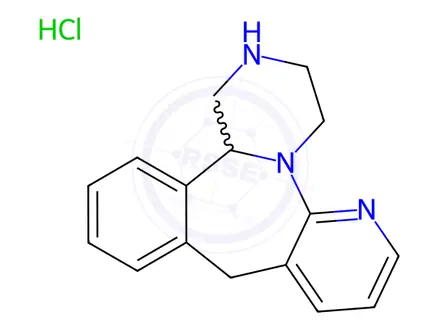 Chemical structure of Desmethyl Mirtazapine Hydrochloride