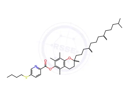 Chemical structure of Vitamin E Nicotinicate Impurity 101