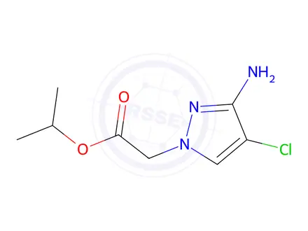 Chemical structure of Isopropyl 2-(3-amino-4-chloro-1h-pyrazol-1-yl)acetate