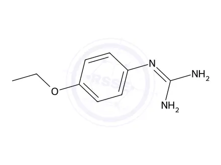 Chemical structure of 1-(4-Ethoxyphenyl)guanidine