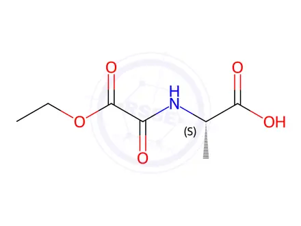 Chemical structure of (2-Ethoxy-2-Oxoacetyl)-L-Alanine
