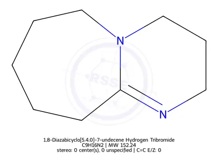 Chemical structure of DBU