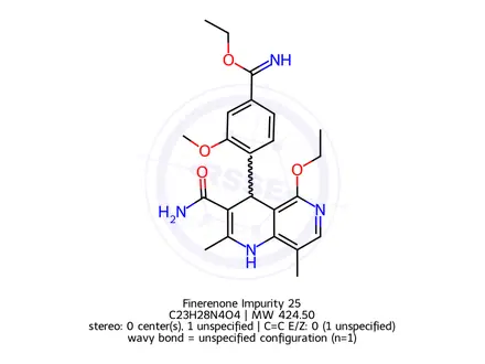 Chemical structure of Finerenone Impurity 386