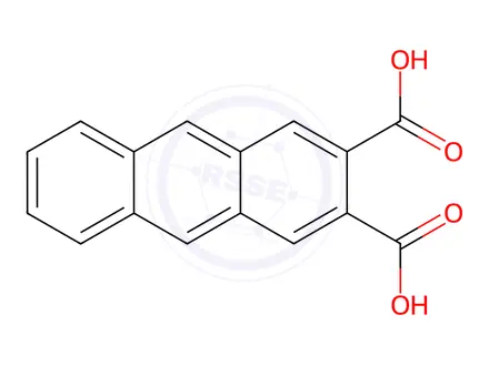 Chemical structure of Anthracene-2,3-dicarboxylic acid