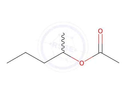 Chemical structure of Acetic Acid-2-Pentyl Ester